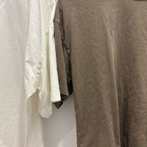 Unisex Elwood 3-pack Tee Shirts Black, Brown, White Crewneck T-Shirt